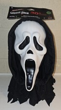 Scream Ghost Face 30th Anniversary Mask Shroud Adult Glow in the Dark Fun World
