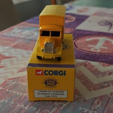 Corgi Scammell 6 Wheeler camion de livraison 1951 jaune Camions d'Antan Abeille