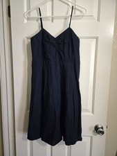 Gap Fit & Flare Cami Dress, Unifirm Blue/Navy SIZE 8                       