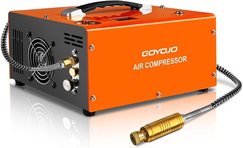 GOYOJO Air Compressor Max 4500 PSI/300 Bar Fast Fill for Airguns/Paintball Tank