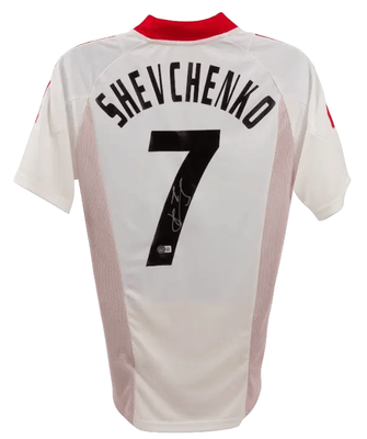 Andriy Shevchenko Signed AC Milan Away Soccer Jersey #7 with