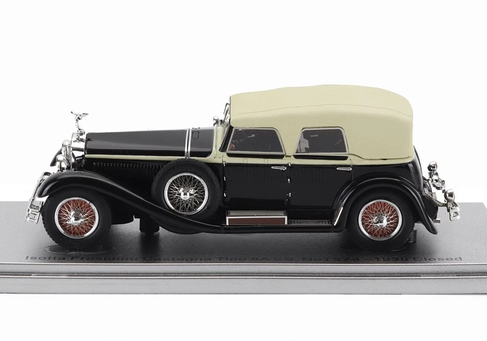 MODELLINO AUTO STATICO KESS ISOTTA FRASCHINI TIPO 8A SS CASTAGNA 1930 SCALA 1/43 - Immagine 3 di 4