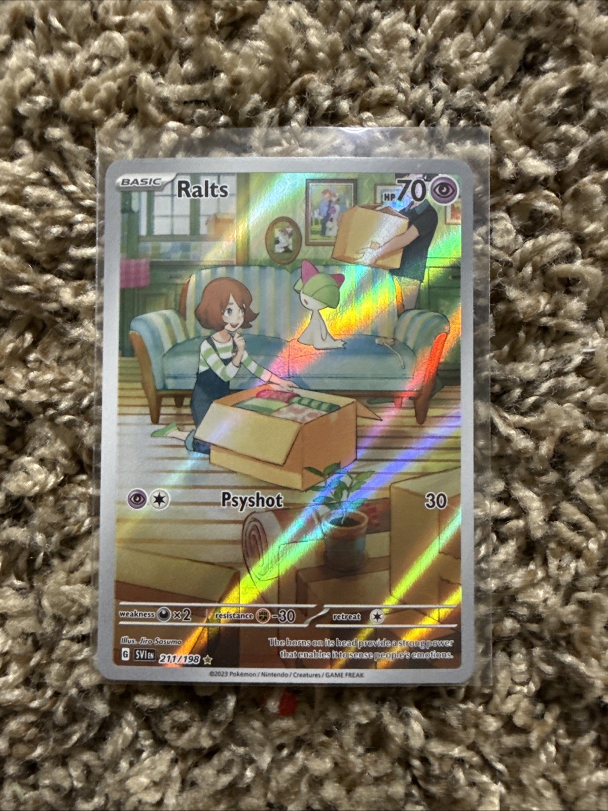 Ralts 211/198 SV01: Scarlet & Violet Base Set Holo