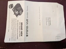 GAF Pana-Vue Slide Viewers Mail Order Form 1970s Vintage