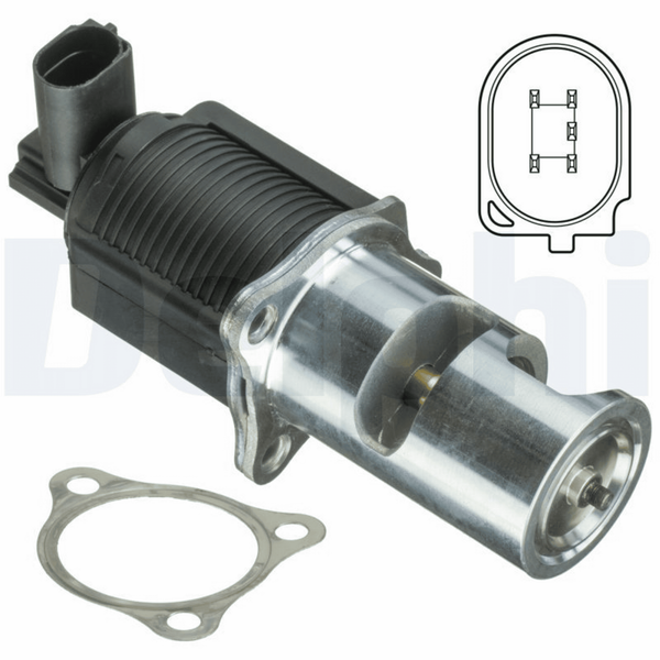 AGR Ventil FüR Nissan Opel Renault Dacia Almera II Hatchback Micra III Movano A-image