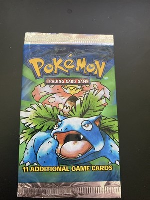 1999 Pokémon Base Set Unlimited Empty Pack Art - Venusaur