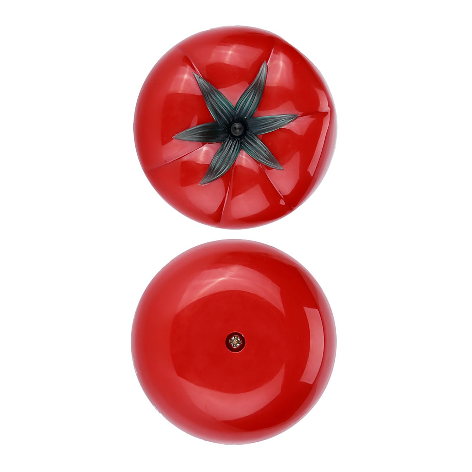 Mechanical Kitchen Timer Cute Tomato Shape For Cooking 60min Red