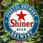 Vintage Shiner Beer Retro Brewery Tin Metal Signs Home Décor 8x8