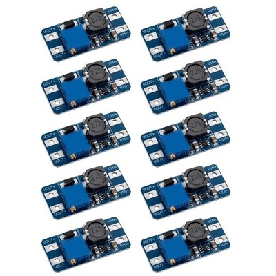 10 Stück Boost Converter 2V-24V Input to 5V-28V Adjustable Output PCB