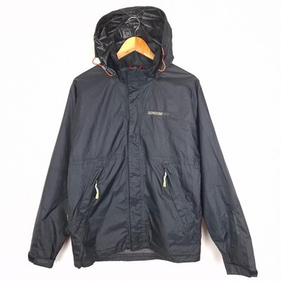 DIDRIKSONS STORM SYSTEM mens jacket size S waterproof breathable grey hood