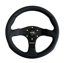 Momo Team 300mm Steering Wheel Leather Tea30bk0b Black Brand New Free Shipping