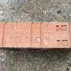 Antique Brick Labeled On Side Belden Canton Ohio USA 7-15 — photo 3