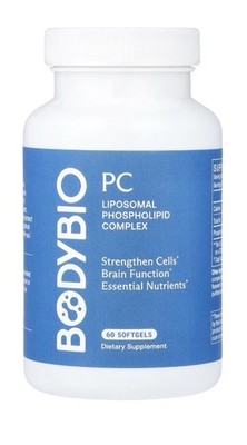 BodyBio PC Liposomal Phospholipid Complex Brain Health Mental Clarity 60 Softgel