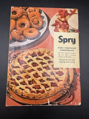 Vintage Spry Cookbook Enjoy Good Eating Every Day Aunt Jenny 1949 Recipes
