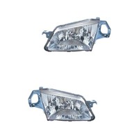 Halogen Scheinwerfer Set Links & Rechts Hauptscheinwerfer H4 FüR Mazda 323 F VI