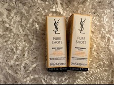 Yves Saint Lauren PURE SHOTS Night Reboot Serum 7ml x2 =14ml Travel Size