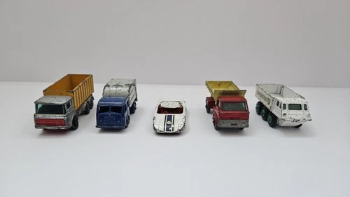 Lot Of 5 Vintage Matchbox Lesney Superfast Cars Trucks Vtg Cars Trucks Race Car