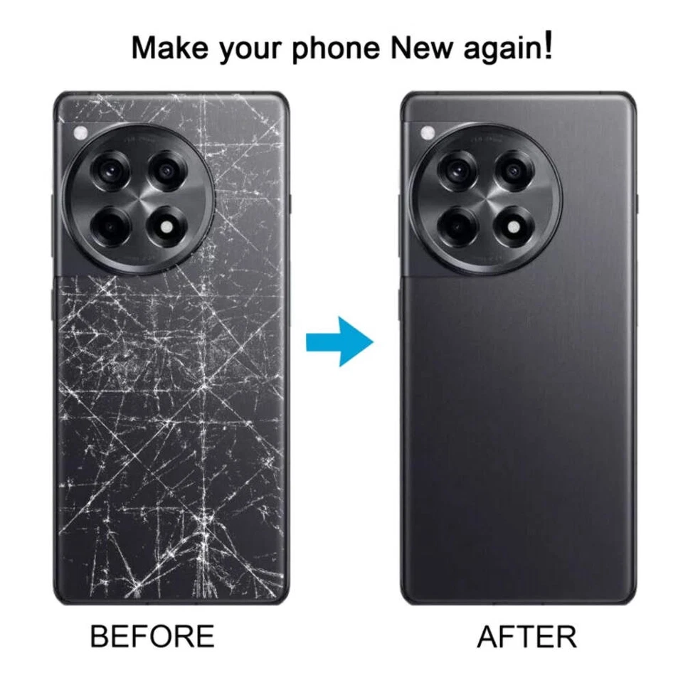 OnePlus Ace 3 PJE110 Original Glass Battery Back Cover with Camera Lens - Image 2 of 4