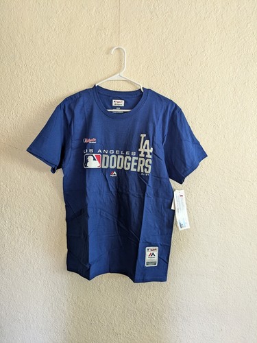 T-shirt Majestic Dodgers Bleu - Taille L - Occasion Parfait État - Graphique