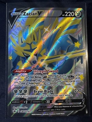 Zacian V (Shiny) SWSH292 SWSH: Sword & Shield Promo Cards Holo