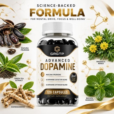 Advanced Dopamine - Boost Memory Mental Clarity & Balance Mood Relieve Stress