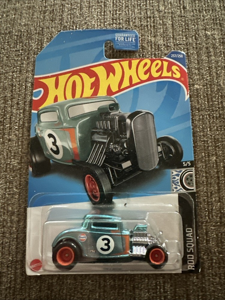 2022 Hot Wheels Super Treasure Hunt '32 Ford Gulf Rod Squad