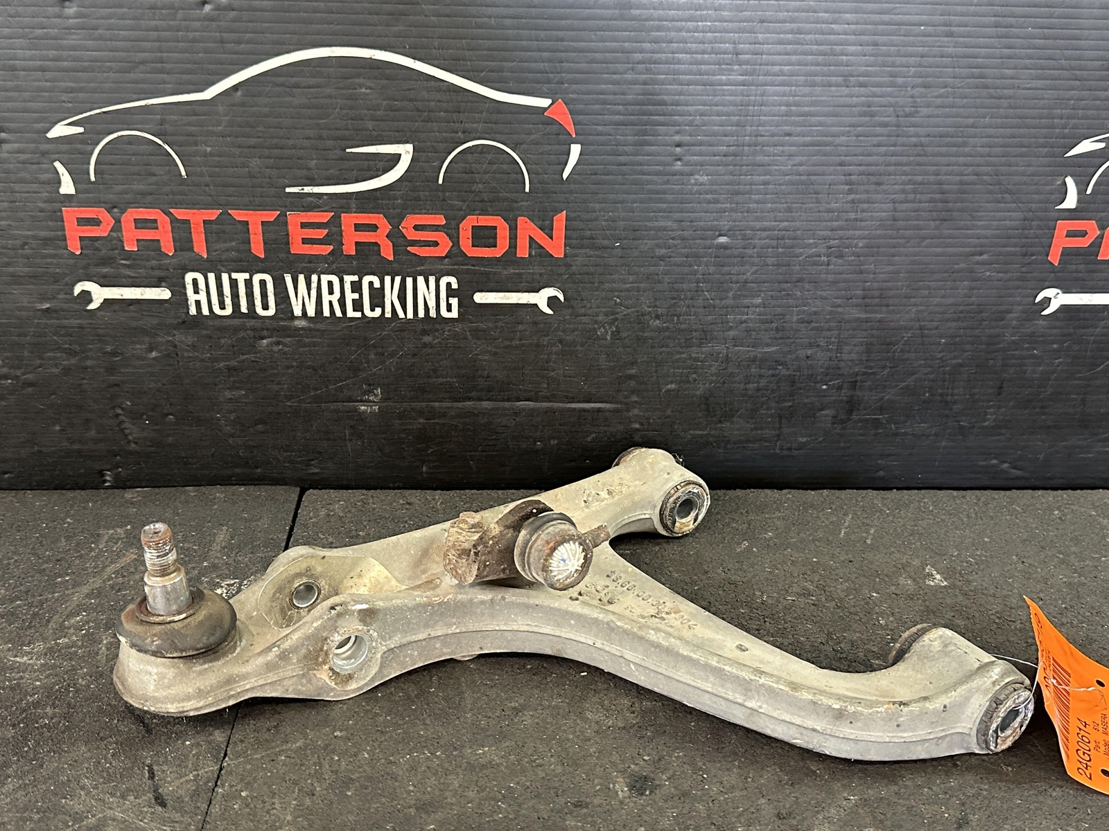 03-07 MASERATI COUPE GT FRONT PASSENGER RIGHT RH LOWER CONTROL ARM 386600304