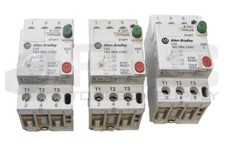 LOT OF 3 ALLEN BRADLEY 140-MN-0160 /C MANUAL MOTOR STARTER 2.5A 600V