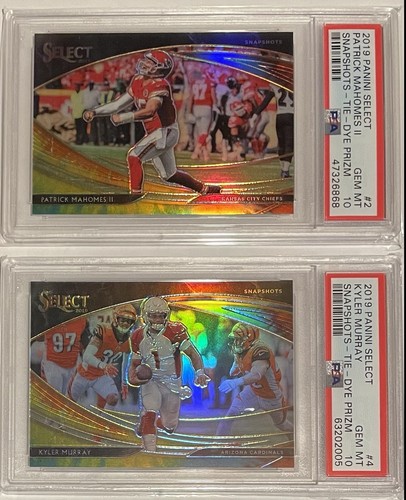 Patrick Mahomes II [Tie Dye Prizm] #2 2019 Panini Select Snapshots card