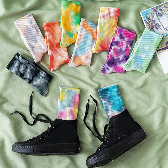 tie dye basketball socks