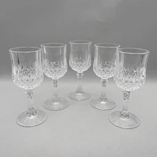 Longchamp Crystal Cordial Glasses Set of 5 Cristal d'Arques – Sherry/Liqueur