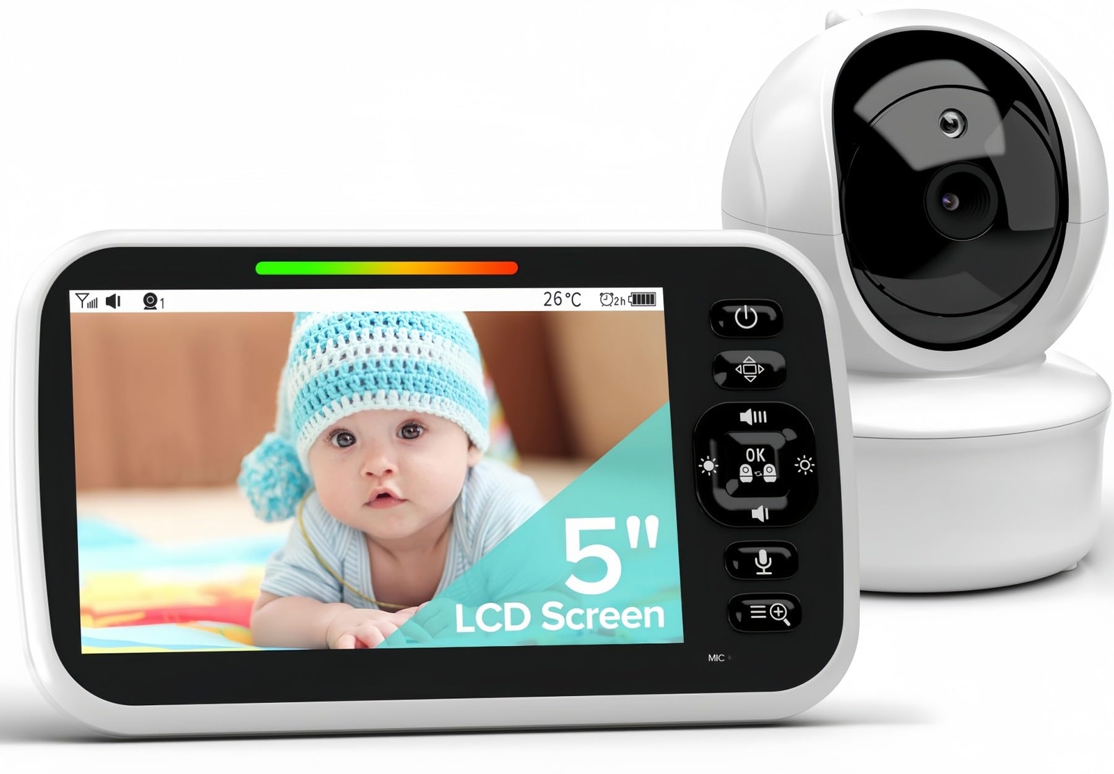Baby Monitor with Camera and Audio – 5