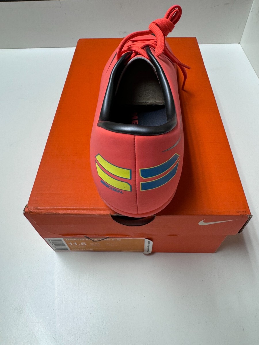 Nike Mercurial Victory III Indoor Men's Soccer Shoe Mango-Metallic