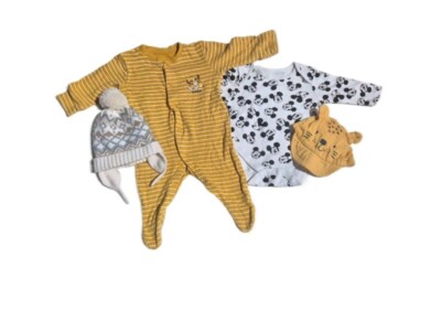 Disney Baby Clothes Bundle 0-3 Months Simba Lion King Mickey Mouse