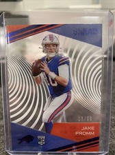 2020 Panini Chronicles JAKE FROMM RC Clear Vision Blue 13/99 BUFFALO BILLS