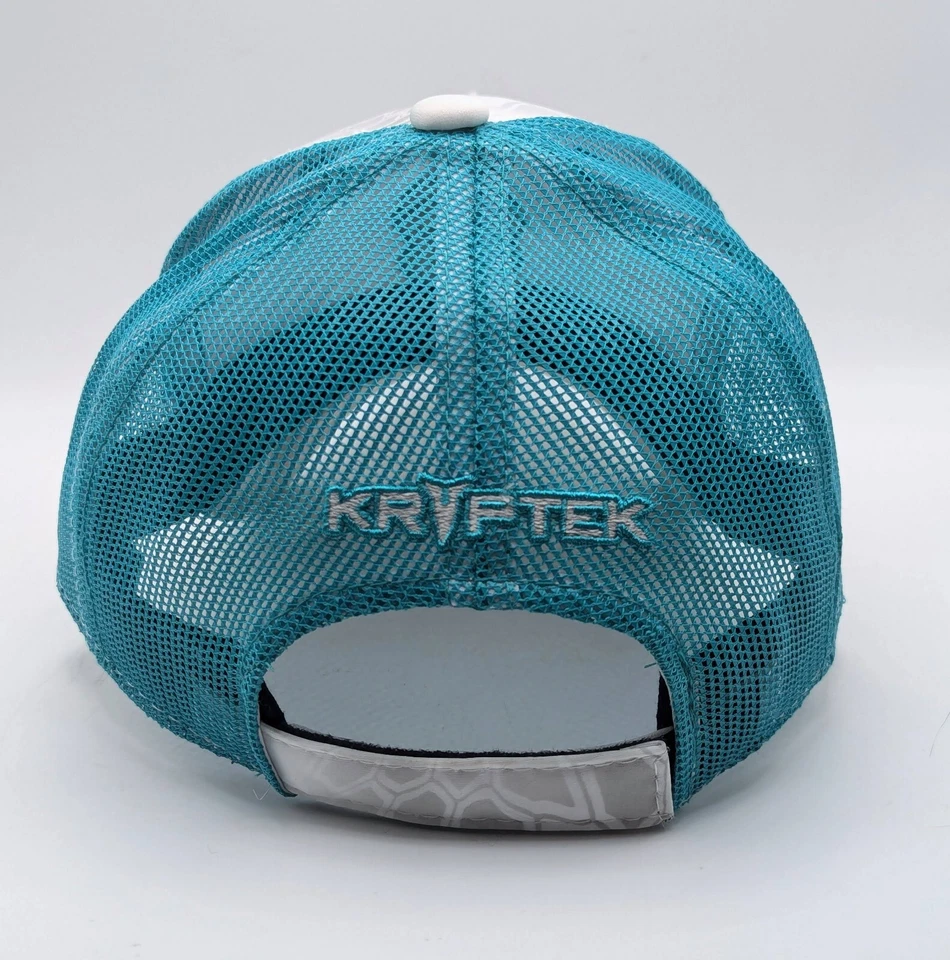 Kryptek Yeti Ladies Fit Baseball Cap Mesh Hat Adjustable Snapback Spartan Teal  - Image 4 of 4