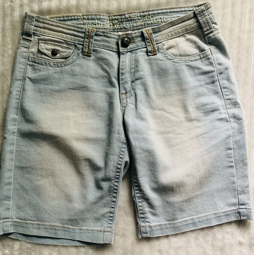 Industrial Cotton Bermuda Jean Shorts 