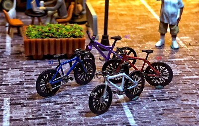 3D Print 1:64 mountain cycling bike bicycle 1/64 Scene Accessories toy model