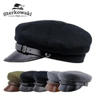 Sterkowski DANUBE MOD 1 Wool Fiddler Cap Peaked Vintage Elegant Mens Newsboy
