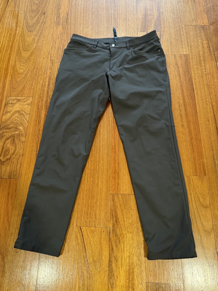 Lululemon Pants Mens 34x30 Gray ABC Chino Stretch Performance Zip  display picture 1