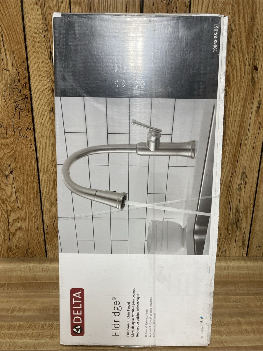 Delta Eldridge | Stainless | 19842-SS-DST | Kitchen Faucet w/1