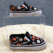 Tommy Bahama Shoes Toddler 5 Slip On Black Canvas Low Glow In The Dark Halloween