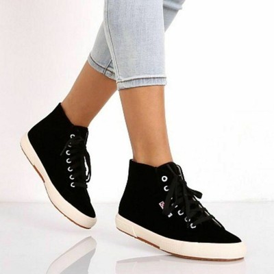 superga black velvet sneakers