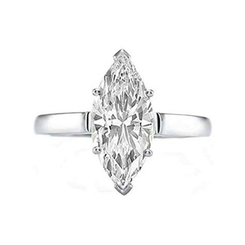 Bracelet Tennis Diamants De Laboratoire 15,00 Ct - Coupe Marquise - Or Blanc Plaqué 14k - Taille Personnalisable