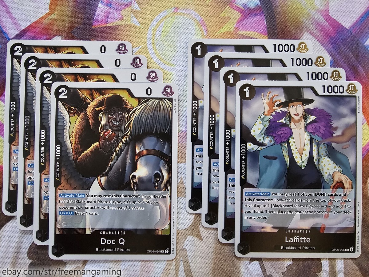 One Piece TCG Blackbeard Deck 61 Card OP09-093 Marshall.D.Teach Tournament  Ready | eBay