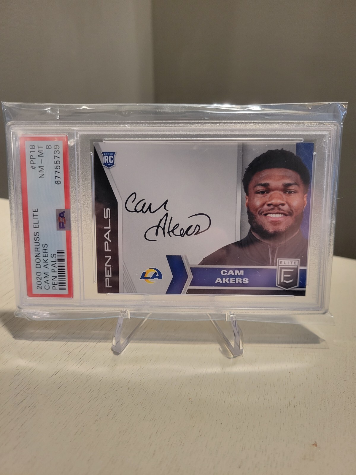 Cam Akers Panini Donruss Elite Pen Pals #PP18 Base