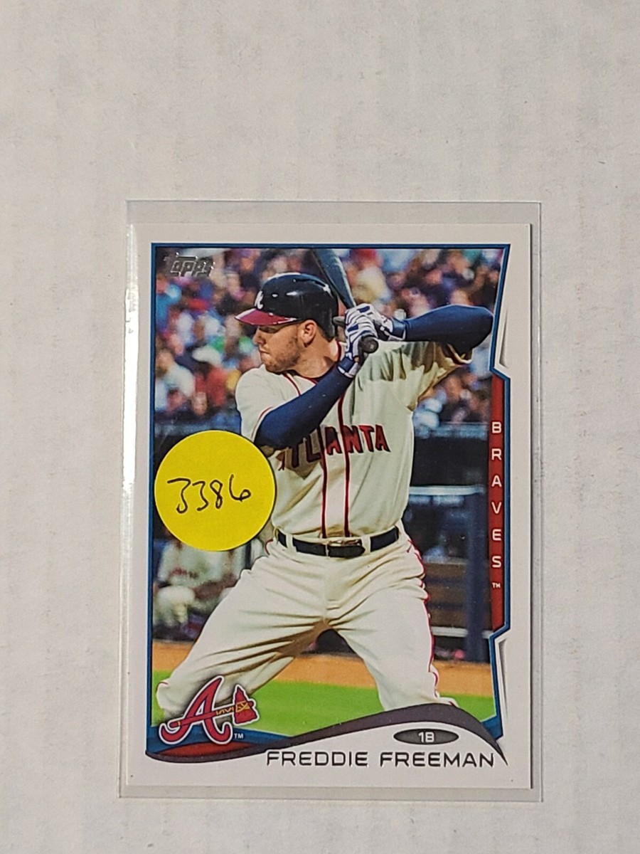 Freddie Freeman 2014 Topps Series 2 Card # 579 Atlanta Braves