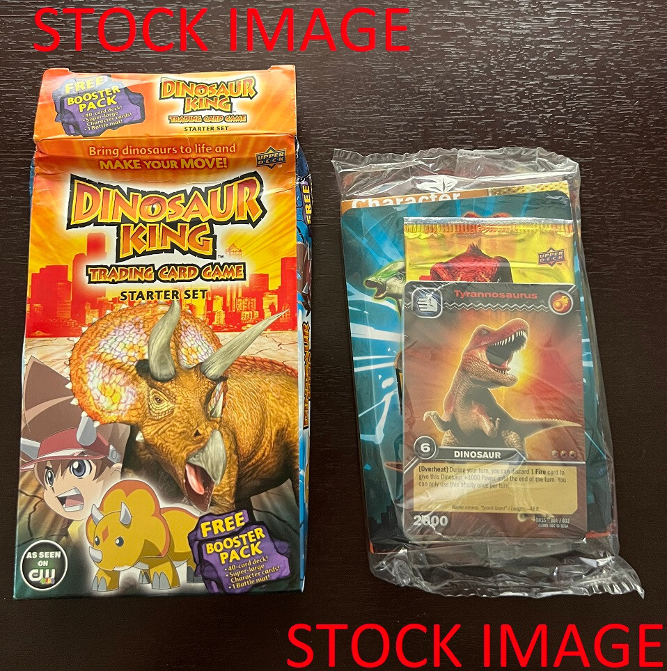 2008 Dinosaur King Base Set Starter Set - Factory Sealed Upper Deck TCG | eBay 2008 Dinosaur King Base Set Starter Set - Factory Sealed Upper Deck TCG | eBay