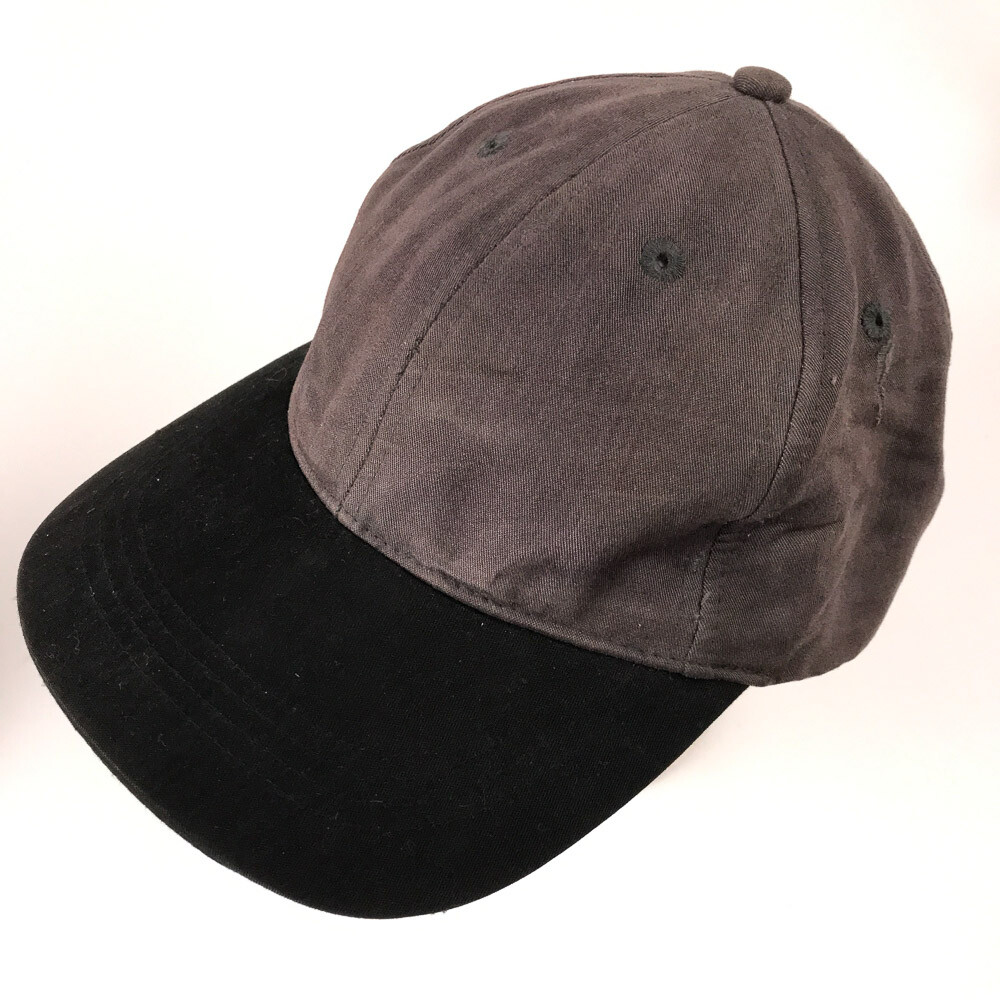 Gray Black Rayon Polyester blend baseball cap - image 1