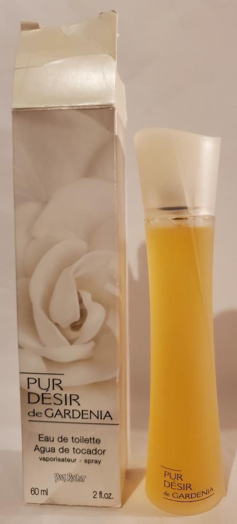 Vintage YVES ROCHER *PUR DESIR DE GARDENIA* perfume 2oz 60ml RARE